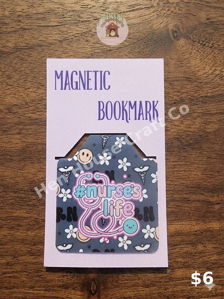 Nurse's Life magnetic bookmark